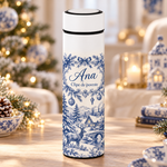 Termos Personalizat 500 ml cu Infuzor de Ceai, Nume și Mesaj – Clipe de Poveste