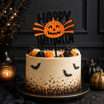 Topper Tort Happy Halloween – Decor Premium pentru Petreceri Tematice 🎂