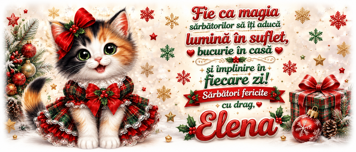 Cană personalizată de Crăciun cu nume – Cadou de sărbători 🎄🎁