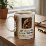 Cană Personalizată Aniversare 5 Ani de Căsătorie – Nunta de Lemn 330 ml