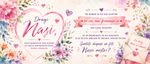 Cană Personalizată „Cerere de Nași” cu Design Floral – O Întrebare Emoționantă, un Cadou de Neuitat