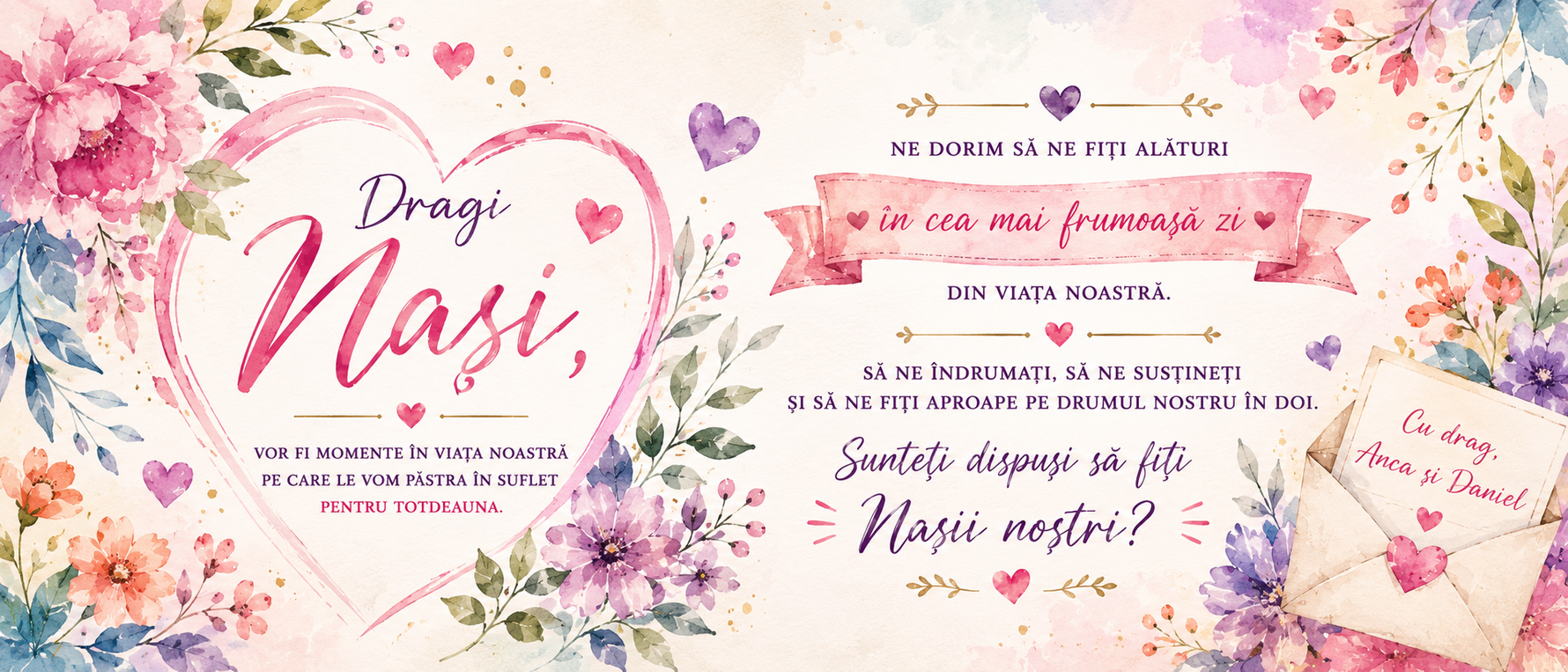 Cană Personalizată „Cerere de Nași” cu Design Floral – O Întrebare Emoționantă, un Cadou de Neuitat
