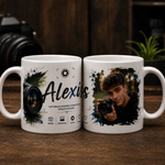 Cană personalizată pentru fotograf cu fotografie și nume – capturează momente, spune povești