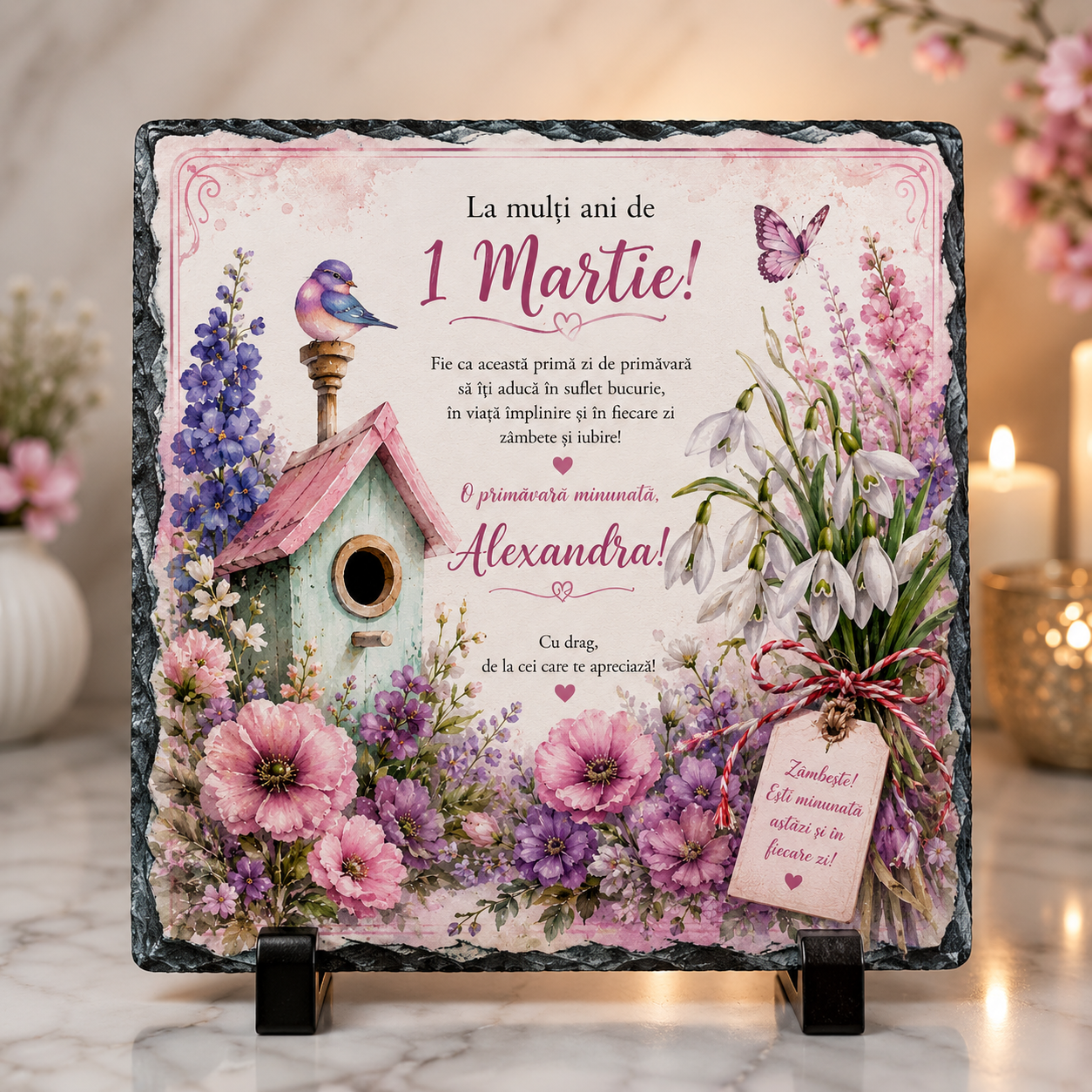 Piatra ardezie personalizata