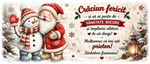 Cană de Crăciun pentru prieten – Cadou cu mesaj „Crăciun fericit, prieten drag!” 🎄🎅☃️