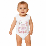 Body Personalizat Botez Fetiță „Ingrid” – Body ROLY SWEET cu Nume și Dată