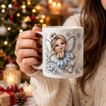 Cană personalizată de Crăciun cu nume – Zână de iarnă