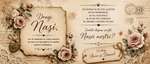 Cană Personalizată „Cerere de Nași” în Stil Vintage – O Invitație Elegantă pentru Cei Mai Dragi 🤎