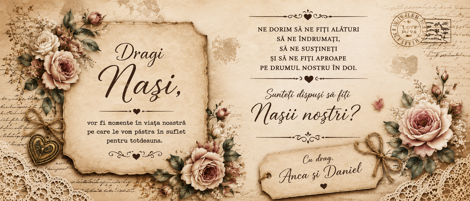 Cană Personalizată „Cerere de Nași” în Stil Vintage – O Invitație Elegantă pentru Cei Mai Dragi 🤎