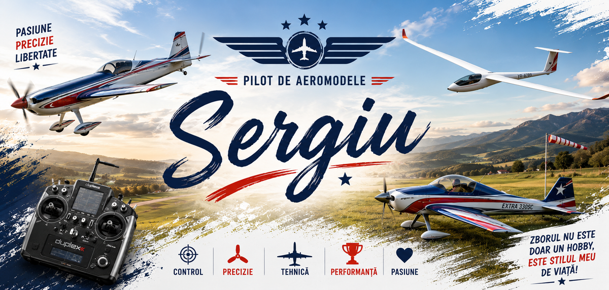 Cană personalizată Pilot de Aeromodele RC cu nume, 330 ml