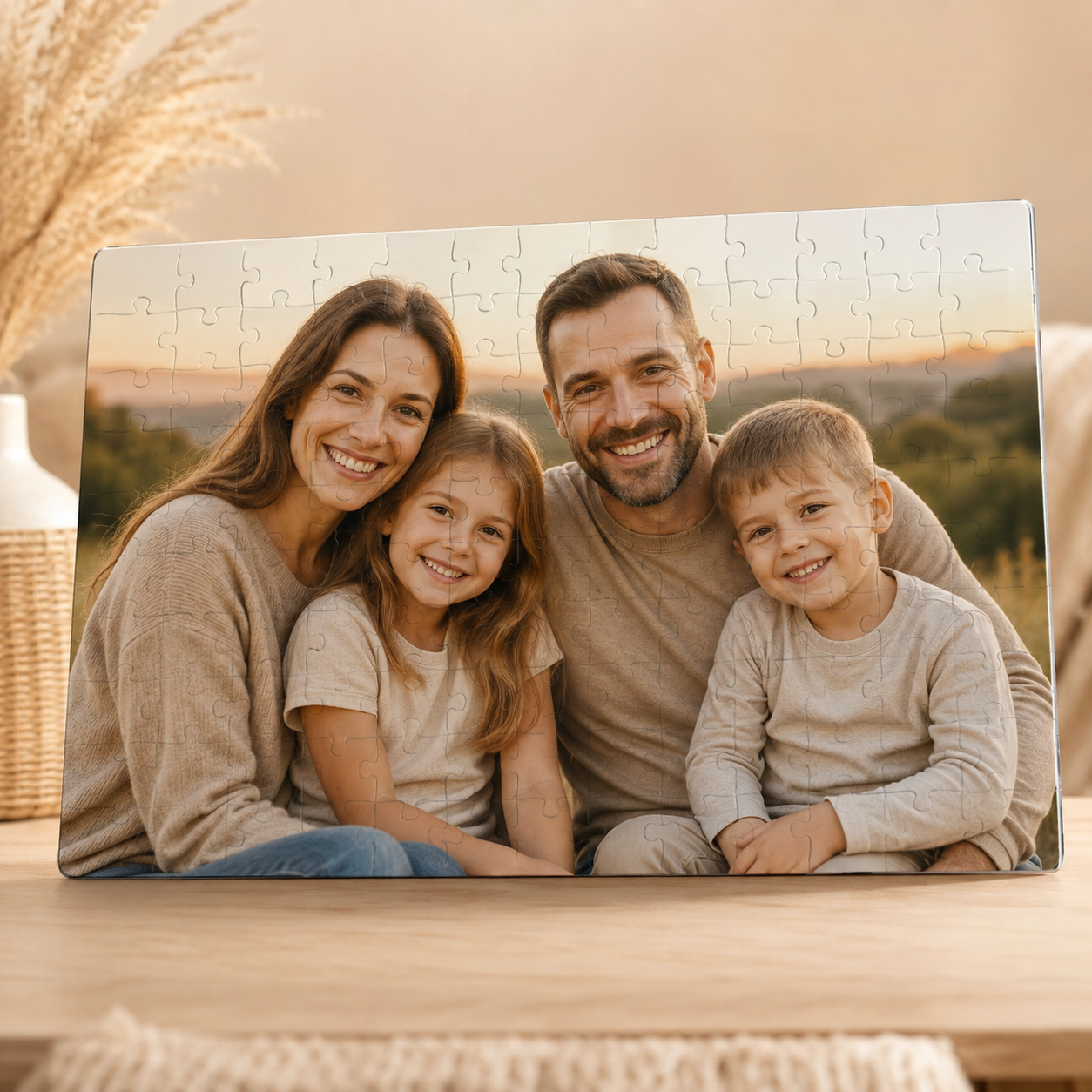 Puzzle personalizat A4 cu fotografie – 135 piese