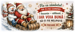 Cană de Crăciun cu Moș Crăciun și om de zăpadă – Cadou cu mesaj inspirațional 🎄🎅