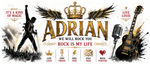 Cană personalizată rock cu nume – cadoul perfect pentru iubitorii de muzică