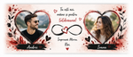 Cană personalizată pentru cupluri cu două fotografii și nume – Cadoul perfect pentru îndrăgostiți