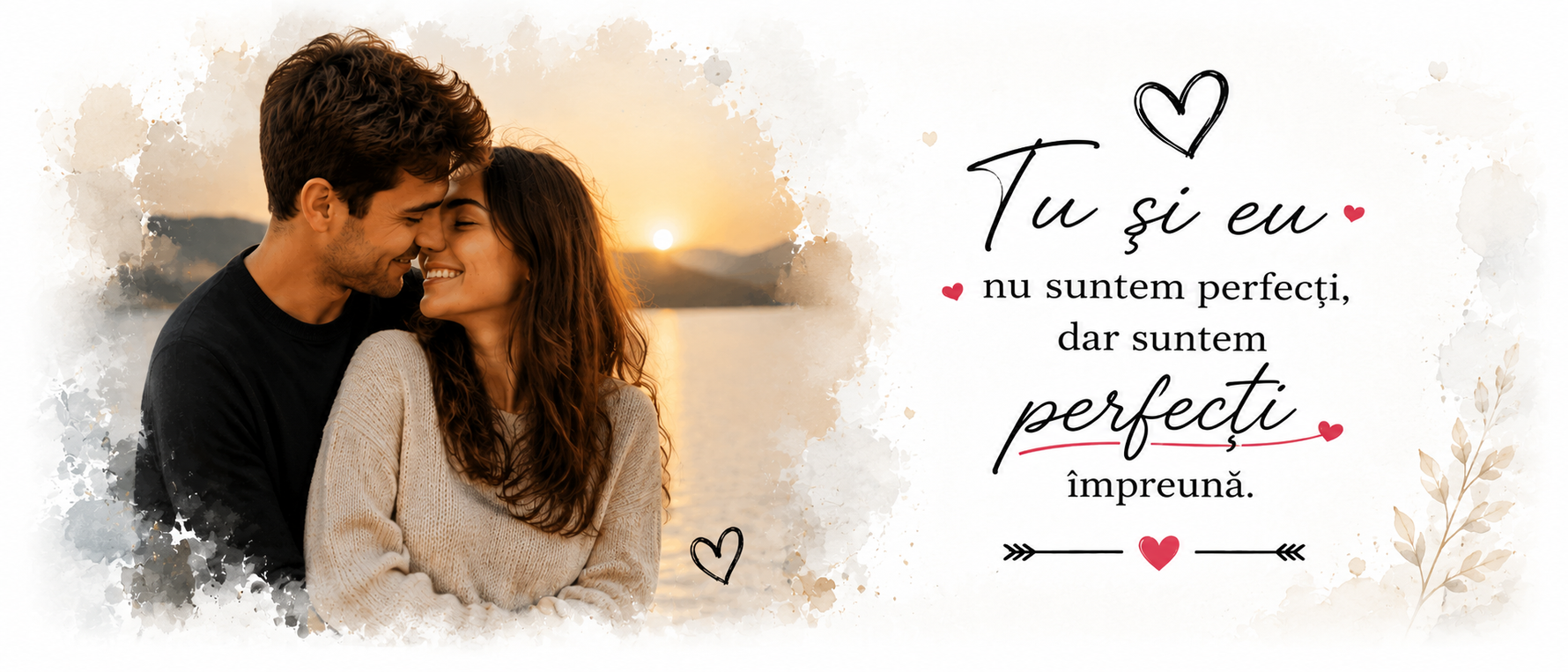 Cană Personalizată cu Poză și Mesaj pentru Cupluri – Cadoul Perfect din Inimă