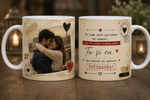 Cană Personalizată cu Poză și Mesaj de Dragoste – Cadoul Perfect pentru Cupluri ❤️