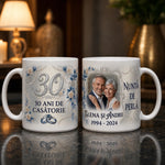 Set Nunta de Perlă personalizat – 30 ani de căsătorie