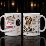Cană personalizată cu nume – Câine metis (Mixed Breed) | Cadou pentru iubitorii de câini