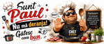 Cană personalizată „Sunt Paul. Nu mă deranja! Gătesc ceva bun.” – Cadou amuzant pentru bucătari și pasionații de gătit
