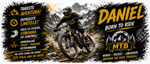 Cană personalizată MTB (Mountain Bike) – Cu nume personalizabil | Cadou pentru pasionații de Mountain Bike | 330 ml