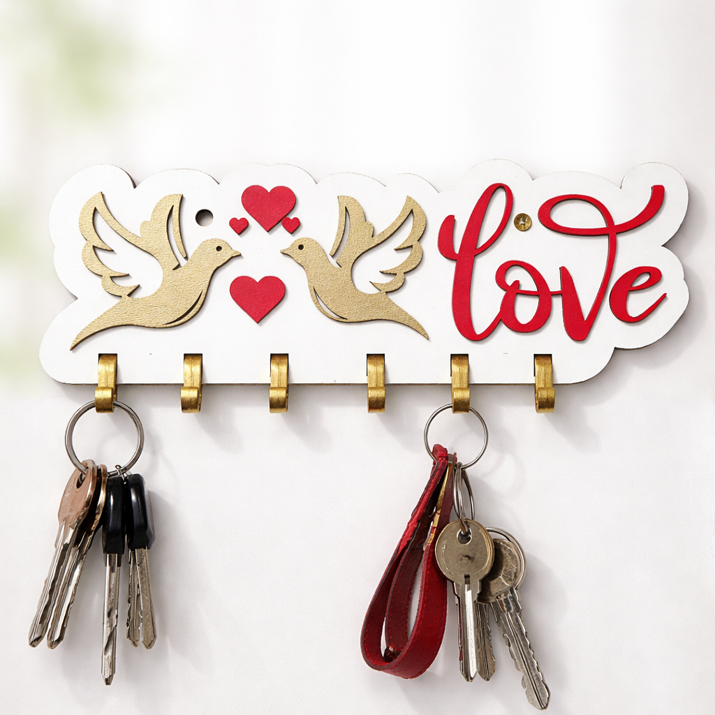 Suport chei de perete „Love”