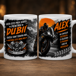 Cană personalizată Superbike (Sport Bike) – Motociclist | Cu nume personalizabil | Cadou pentru pasionații de motociclete Sport | 330 ml