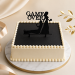 Topper Tort „Game Over”  – Detaliul care transformă orice tort într-o apariție memorabilă!