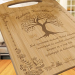 Tocător din bambus gravat – cadoul perfect personalizat pentru orice ocazie