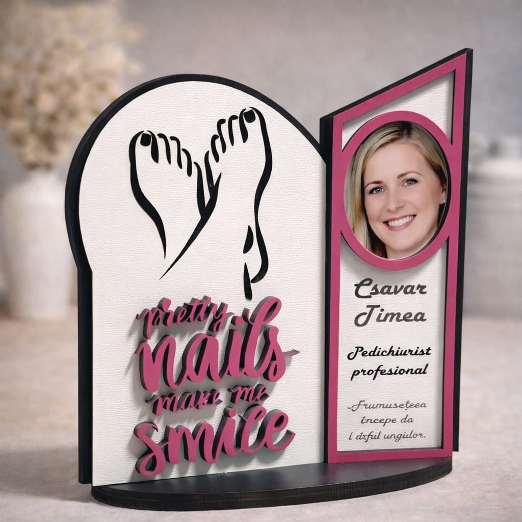 Decorațiune personalizată salon unghii
