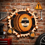 Ceas de perete personalizat pentru service auto