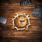 Ceas de perete personalizat pentru service auto