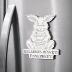 Magnet frigider de Paste cu iepuras personalizabil