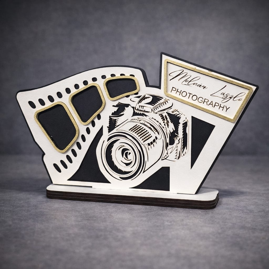 Trofeu personalizat fotograf – cadou premium pentru pasionații de fotografie