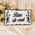 Placuta Bine ati venit – Decor Elegant - Placuta Nuntă și Evenimente Speciale