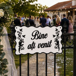 Placuta Bine ati venit – Decor Elegant - Placuta Nuntă și Evenimente Speciale