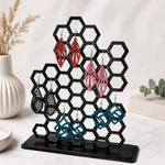 Suport pentru Cercei tip Fagure – Organizator Elegant din MDF, 30 cm