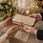 Cutie personalizată pentru bani – Cadoul elegant pentru nuntă, botez sau cununie