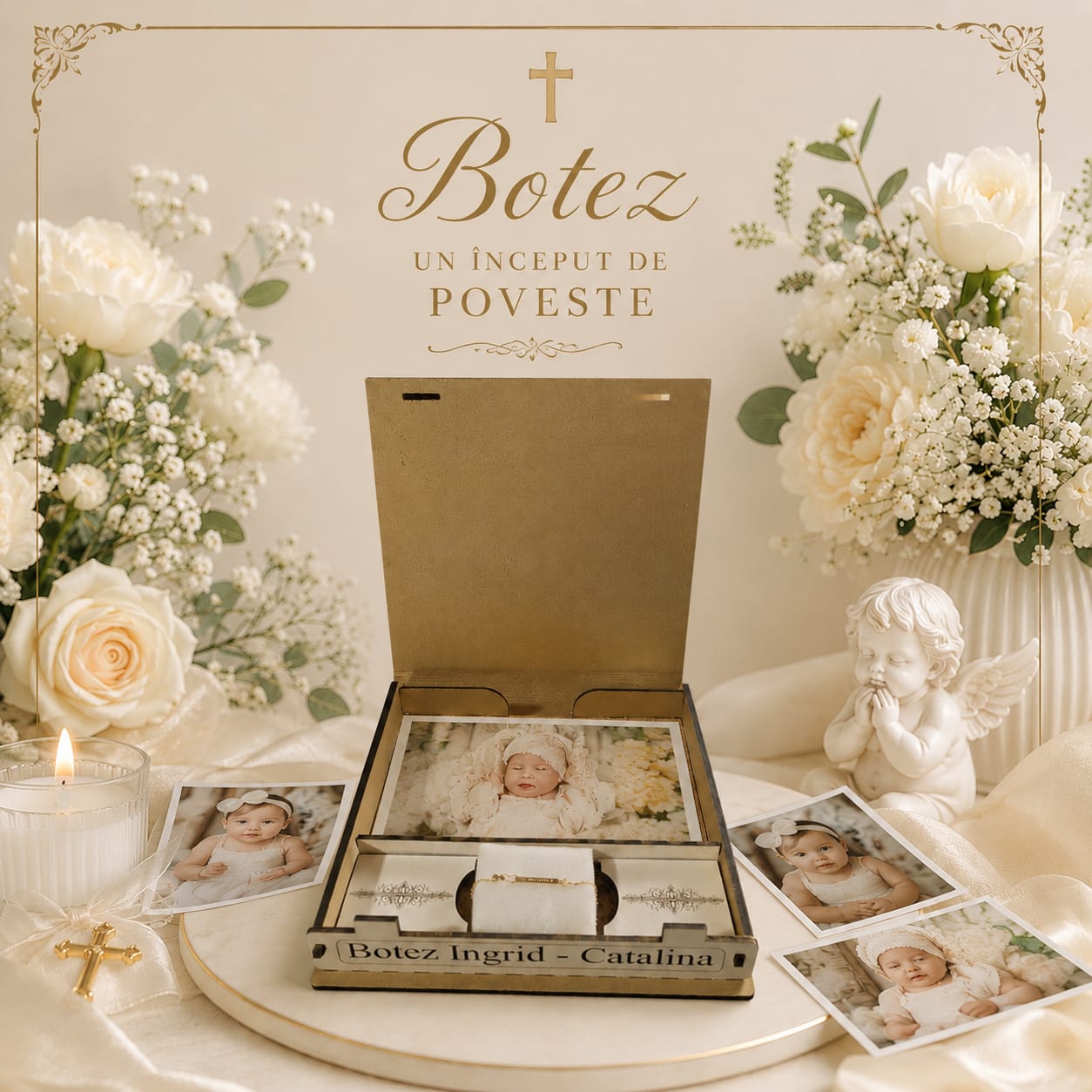 Cutie Cadou Personalizată pentru Botez – O Amintire de Neuitat pentru Primele Momente Speciale