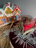 Set cadou personalizat de Crăciun cu cană, termos, glob foto și lumânare handmade