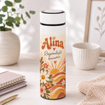 Termos Personalizat 500 ml cu Infuzor de Ceai, Nume și Mesaj – Răspândești Bucurie