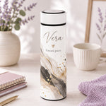 Termos Personalizat 500 ml cu Infuzor de Ceai, Nume și Mesaj – Emani Pace