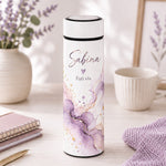 Termos Personalizat 500 ml cu Infuzor de Ceai, Nume și Mesaj – Ești Vis