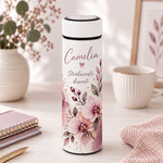 Termos Personalizat 500 ml cu Infuzor de Ceai, Nume și Mesaj – Strălucești Discret