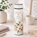 Termos Personalizat 500 ml cu Infuzor de Ceai, Nume și Mesaj – Inspiri Frumusețe