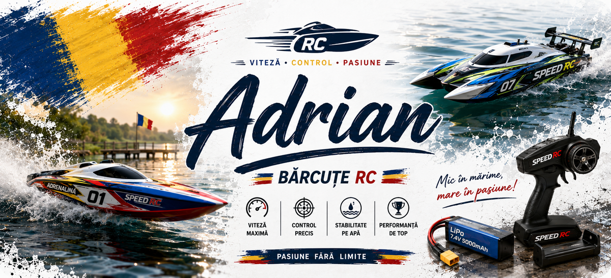 Cană personalizată Bărcuțe RC cu nume, 330 ml – Cadou navomodelism