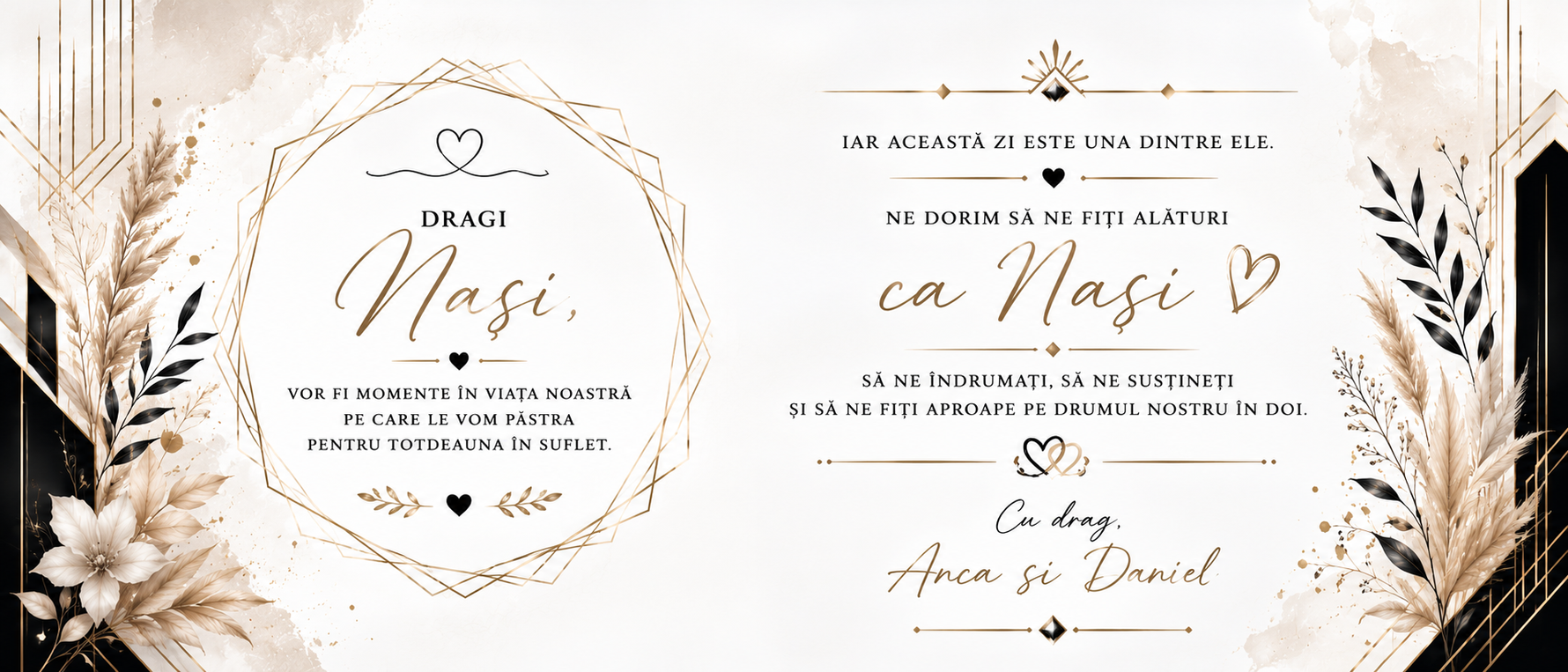 Cană Personalizată „Cerere de Nași” – O Invitație Elegantă pentru Viitorii Nași 🤍