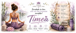 Cană personalizată Yoga cu nume – Cadou pentru iubitoarele de meditație, 330 ml