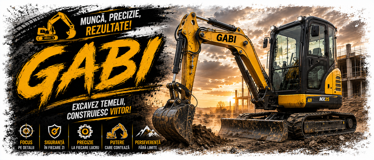 Cană Personalizată Excavatorist cu Nume – 330 ml