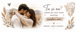 Cană Personalizată Boho cu Poză și Mesaj – Un Cadou Romantic Creat Special pentru Voi