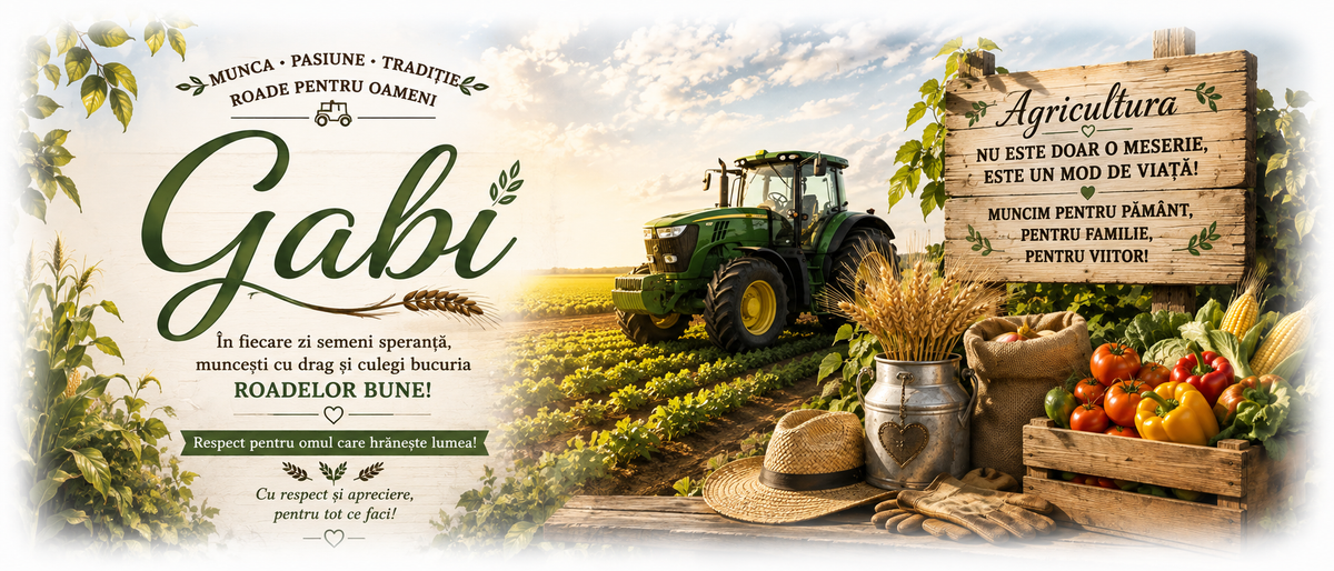 Cană Personalizată Agricultor cu Nume și Tractor – 330 ml